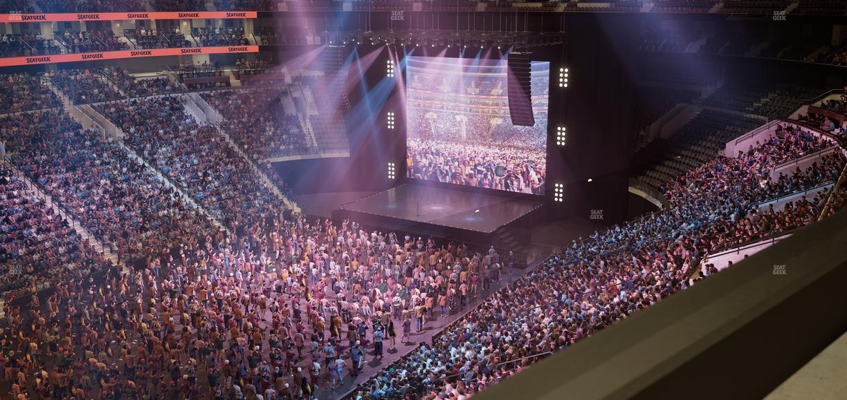 Xfinity Mobile Arena - Section 210 A Seat View