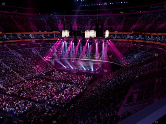 Xfinity Mobile Arena - Section 210 Seat View