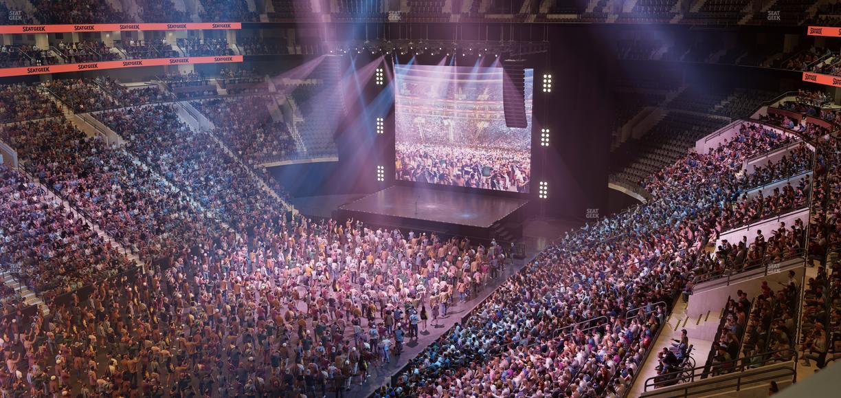 Xfinity Mobile Arena - Section 210 Seat View