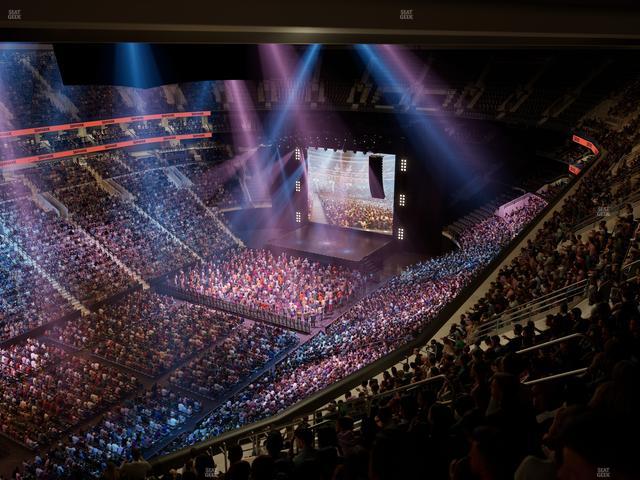 Xfinity Mobile Arena - Section 210 Seat View