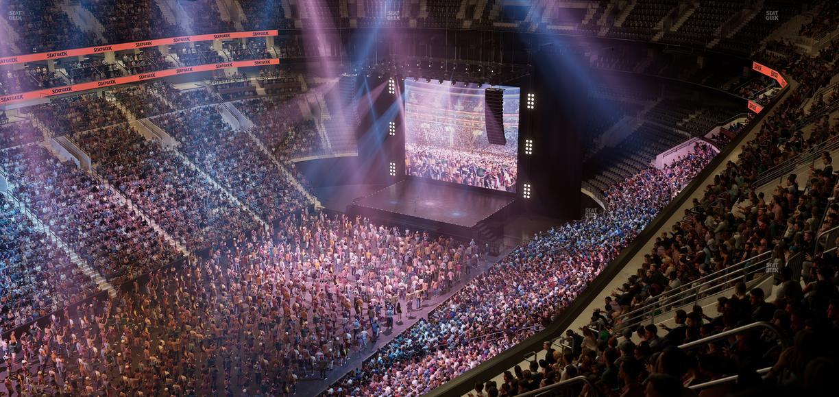 Xfinity Mobile Arena - Section 210 Seat View