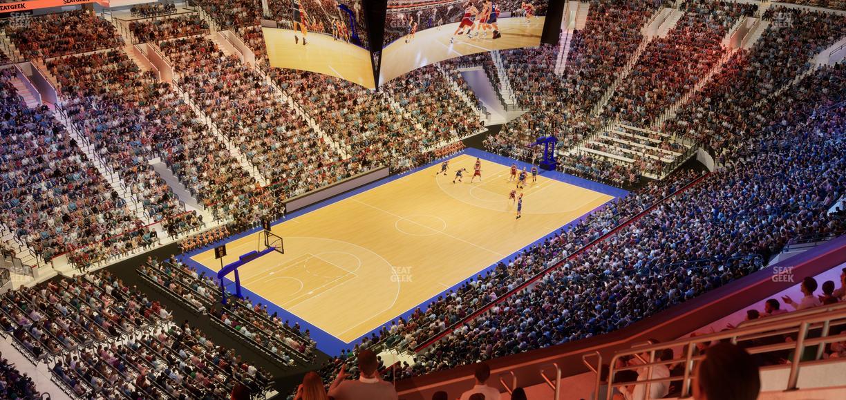 Xfinity Mobile Arena - Section 210 Seat View