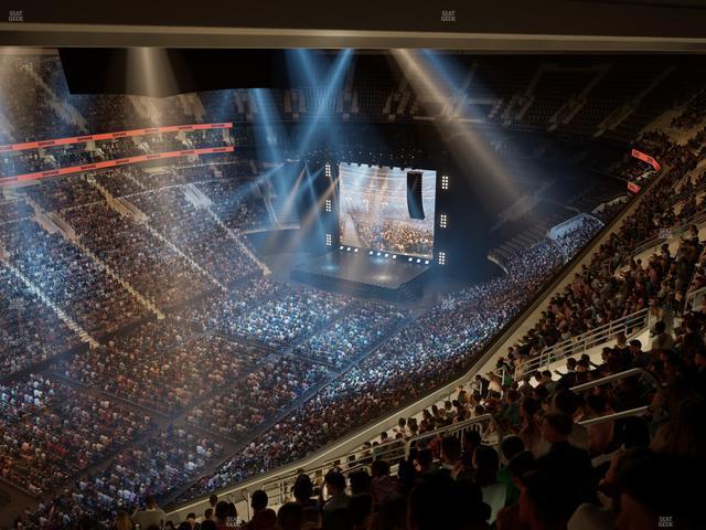 Xfinity Mobile Arena - Section 210 Seat View