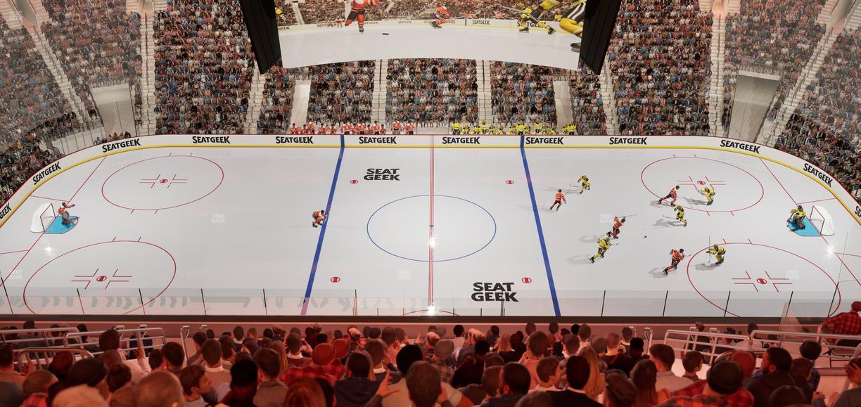 Xfinity Mobile Arena - Section 213 Seat View