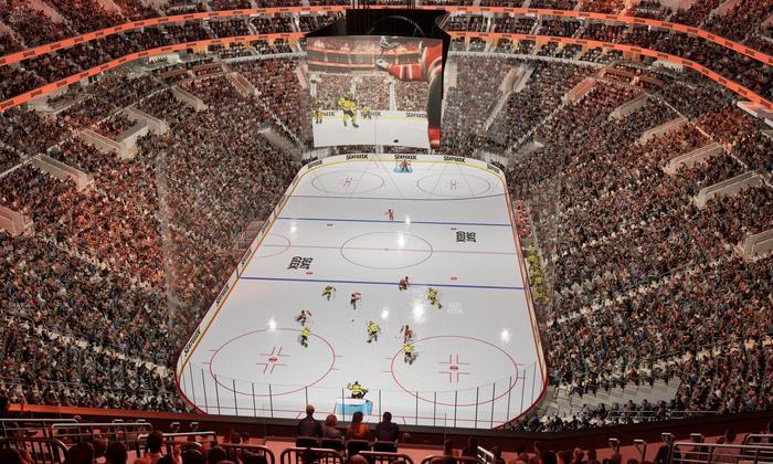 Xfinity Mobile Arena - Section 219 A Seat View