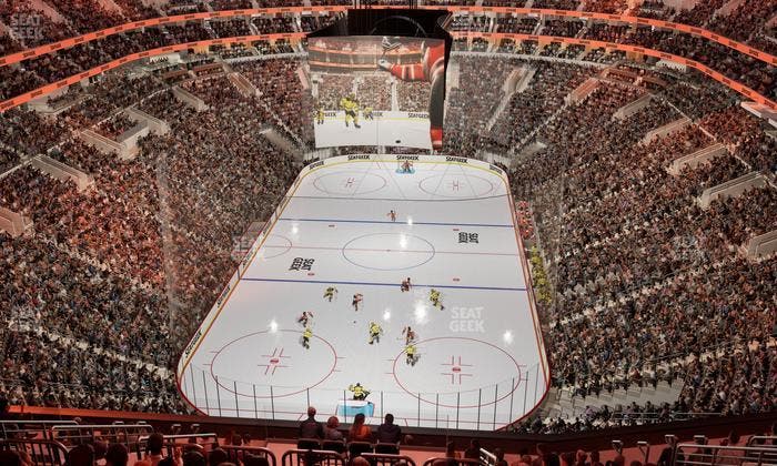 Xfinity Mobile Arena - Section 219 A Seat View