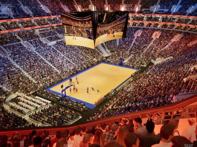 Xfinity Mobile Arena - Section 221 A Seat View