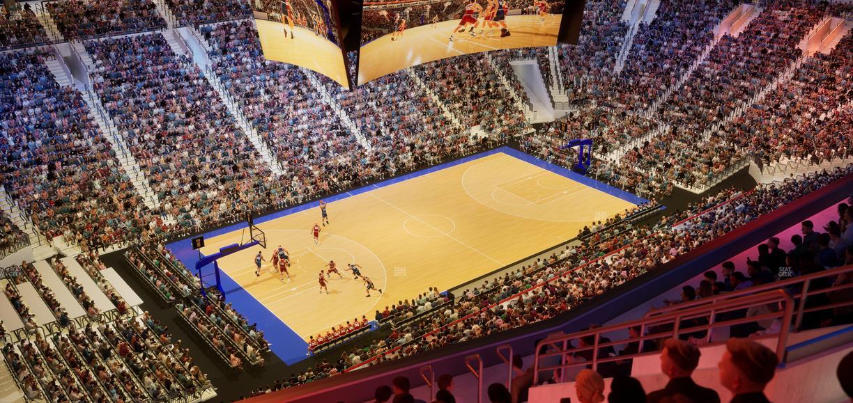 Xfinity Mobile Arena - Section 222 A Seat View