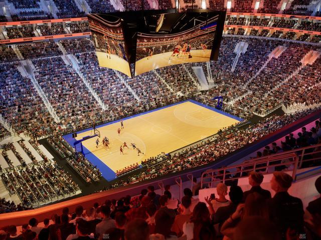 Xfinity Mobile Arena - Section 222 A Seat View