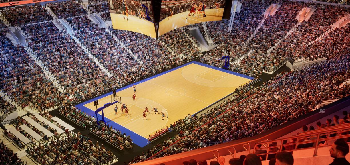 Xfinity Mobile Arena - Section 222 Seat View