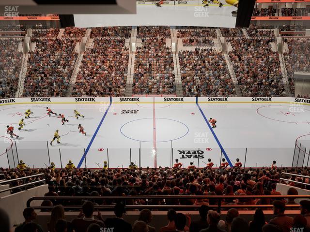 Xfinity Mobile Arena - Section C 1 W Seat View