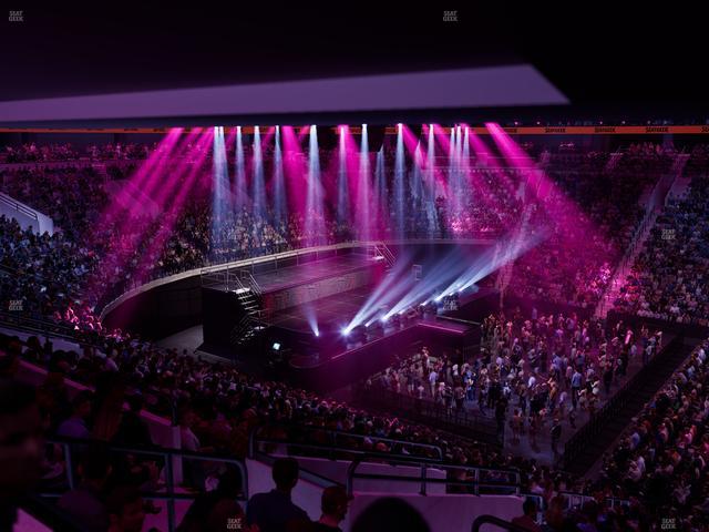 Xfinity Mobile Arena - Section C 1 W Seat View
