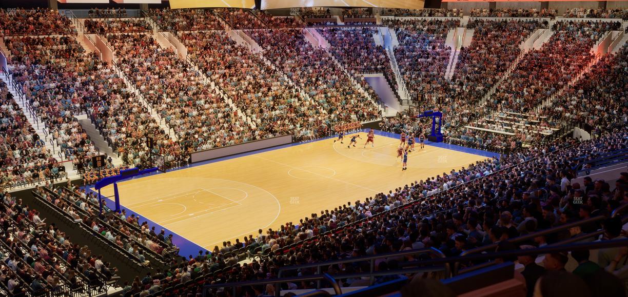 Xfinity Mobile Arena - Section C 10 W Seat View