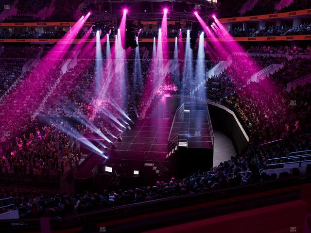 Xfinity Mobile Arena - Section C 16 W Seat View