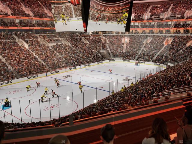 Xfinity Mobile Arena - Section C 22 W Seat View