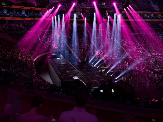 Xfinity Mobile Arena - Section C 22 W Seat View