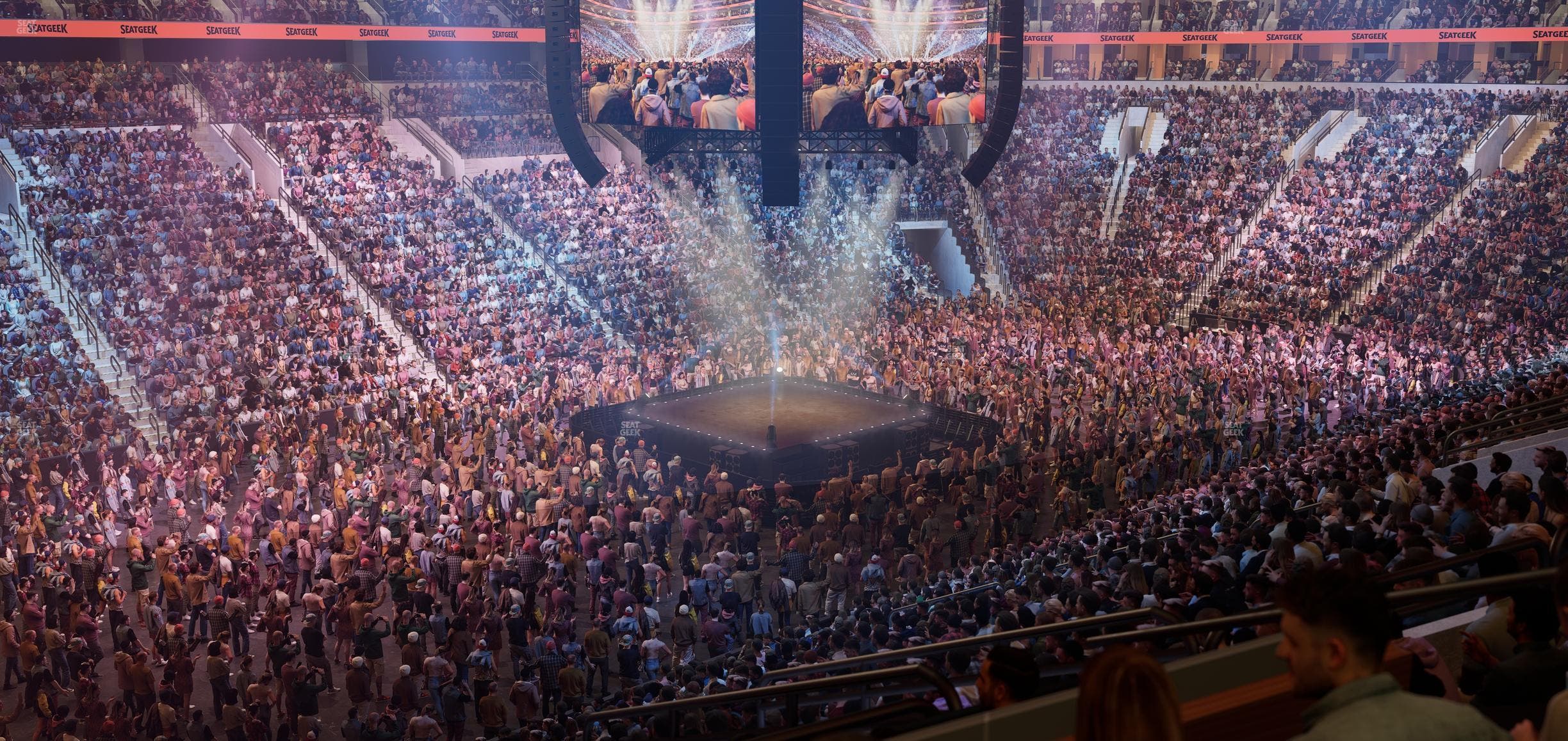 Xfinity Mobile Arena - Section C 22 W Seat View