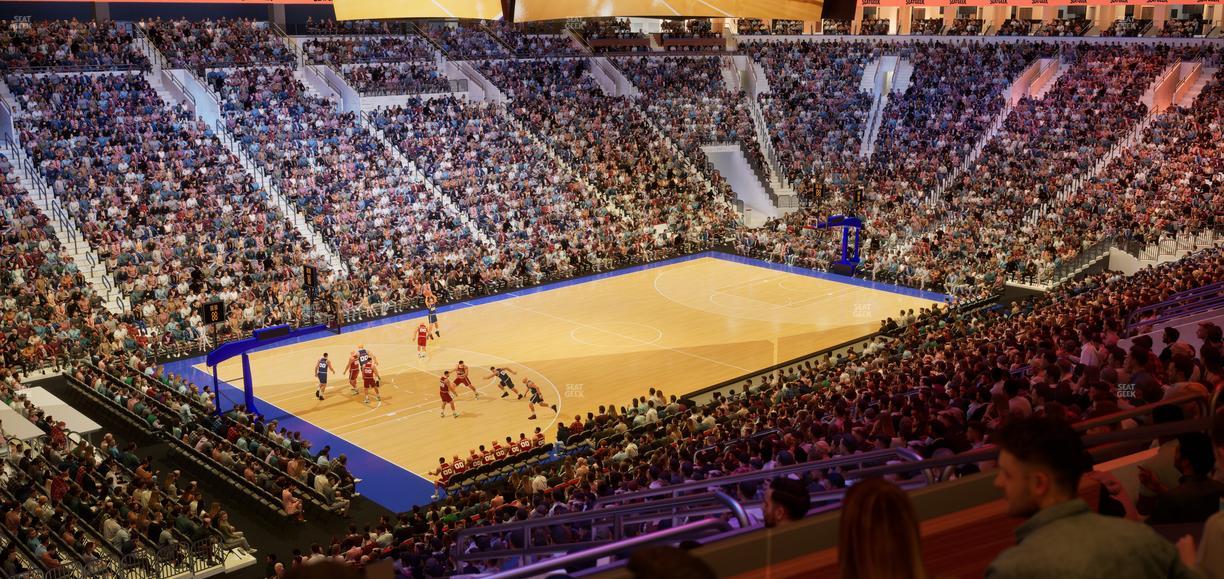 Xfinity Mobile Arena - Section C 22 W Seat View