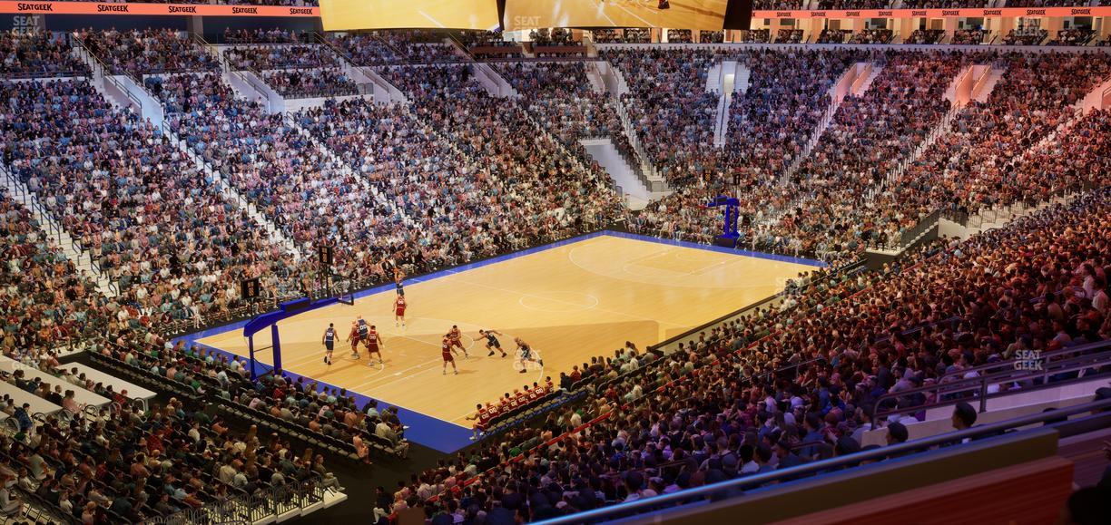 Xfinity Mobile Arena - Section C 22 W Seat View