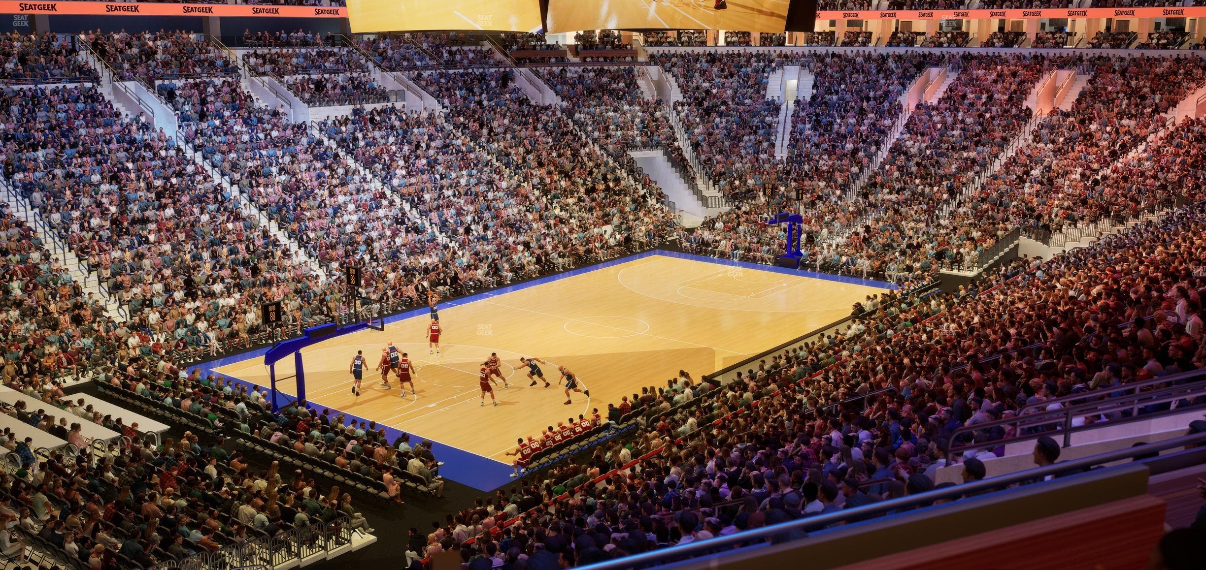 Xfinity Mobile Arena - Section C 22 W Seat View