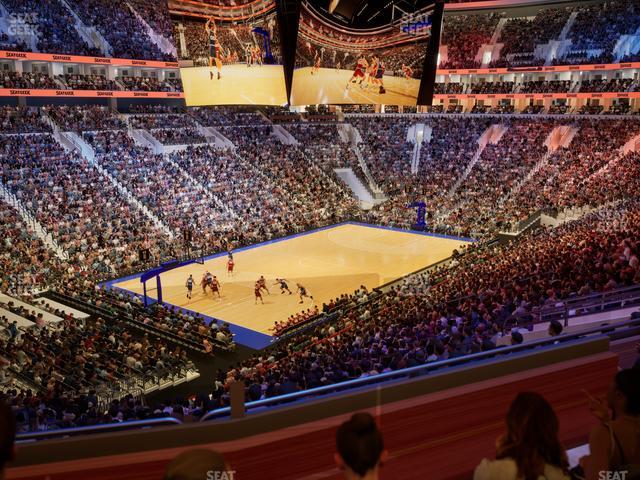 Xfinity Mobile Arena - Section C 22 W Seat View