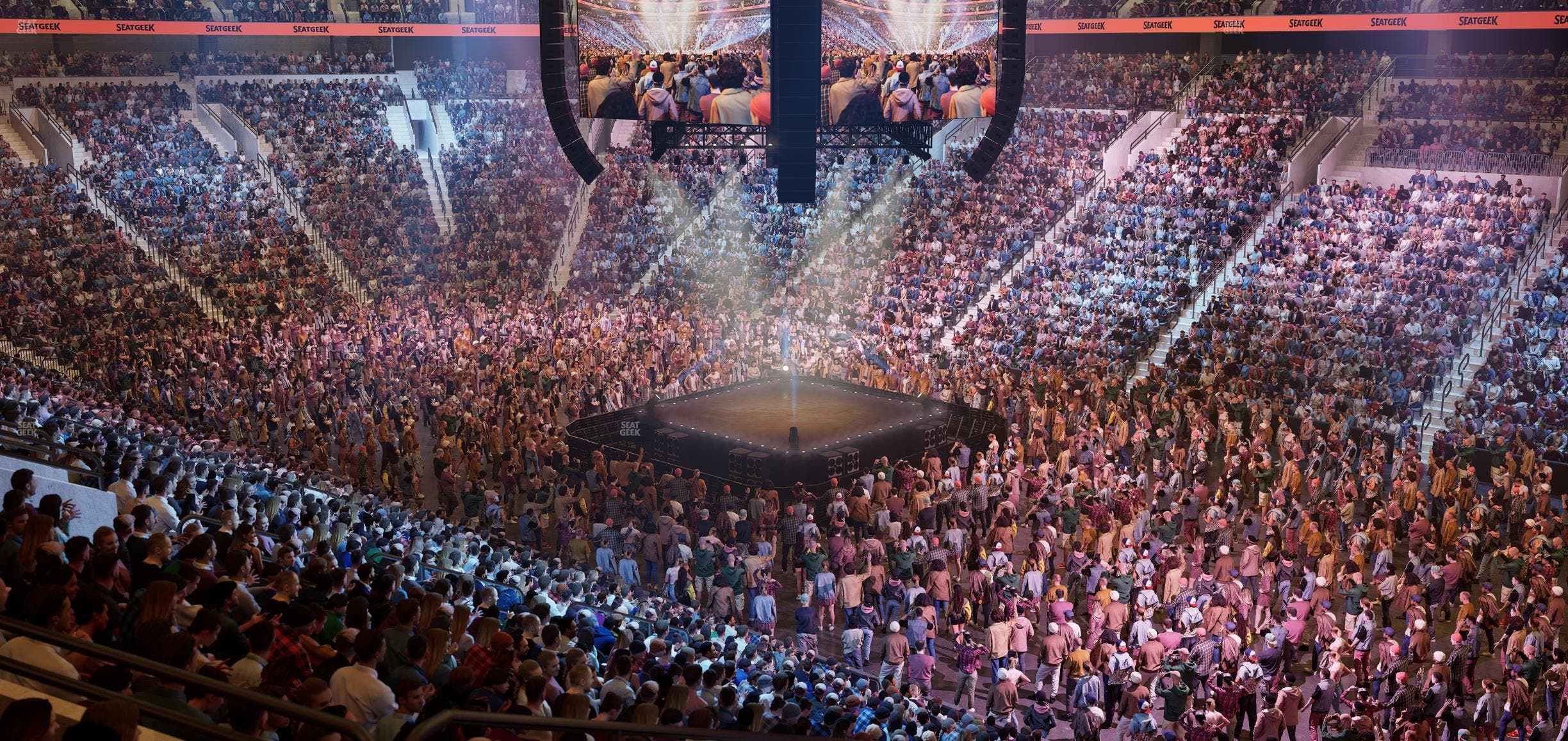 Xfinity Mobile Arena - Section C 4 W Seat View