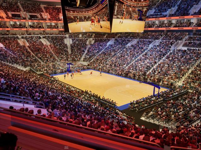 Xfinity Mobile Arena - Section C 4 W Seat View