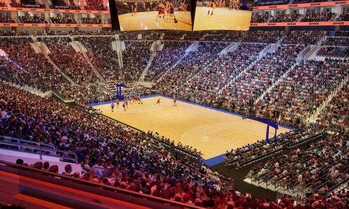 Xfinity Mobile Arena - Section C 4 W Seat View