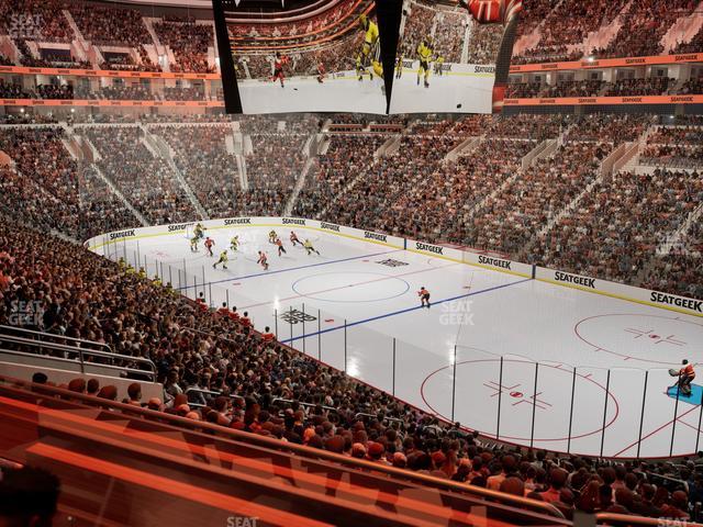 Xfinity Mobile Arena - Section C 4 W Seat View