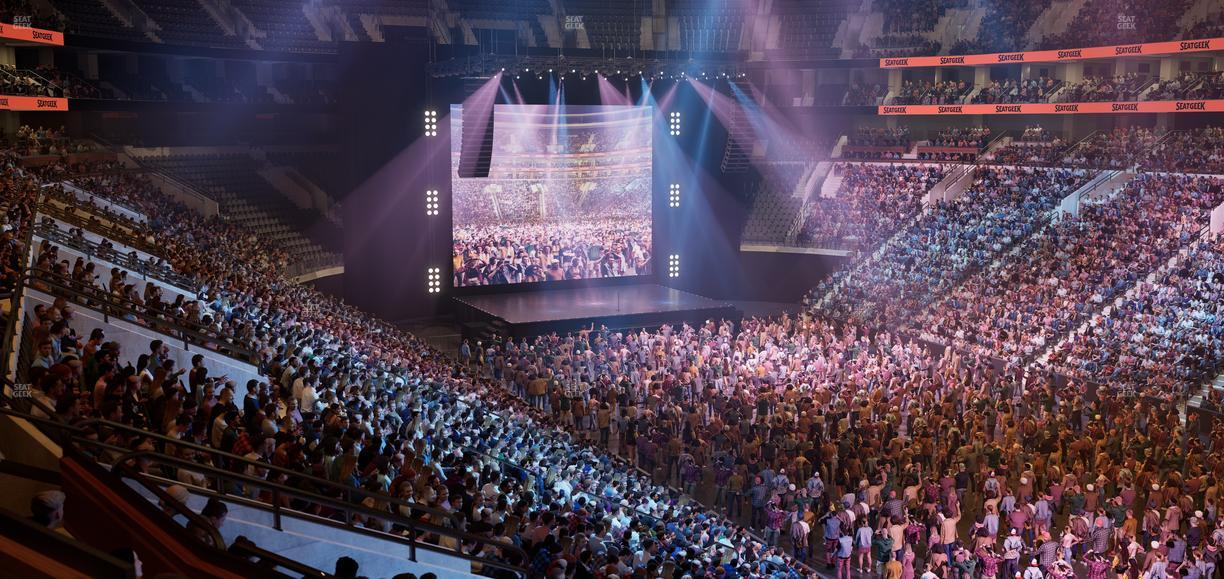 Xfinity Mobile Arena - Section C 4 W Seat View