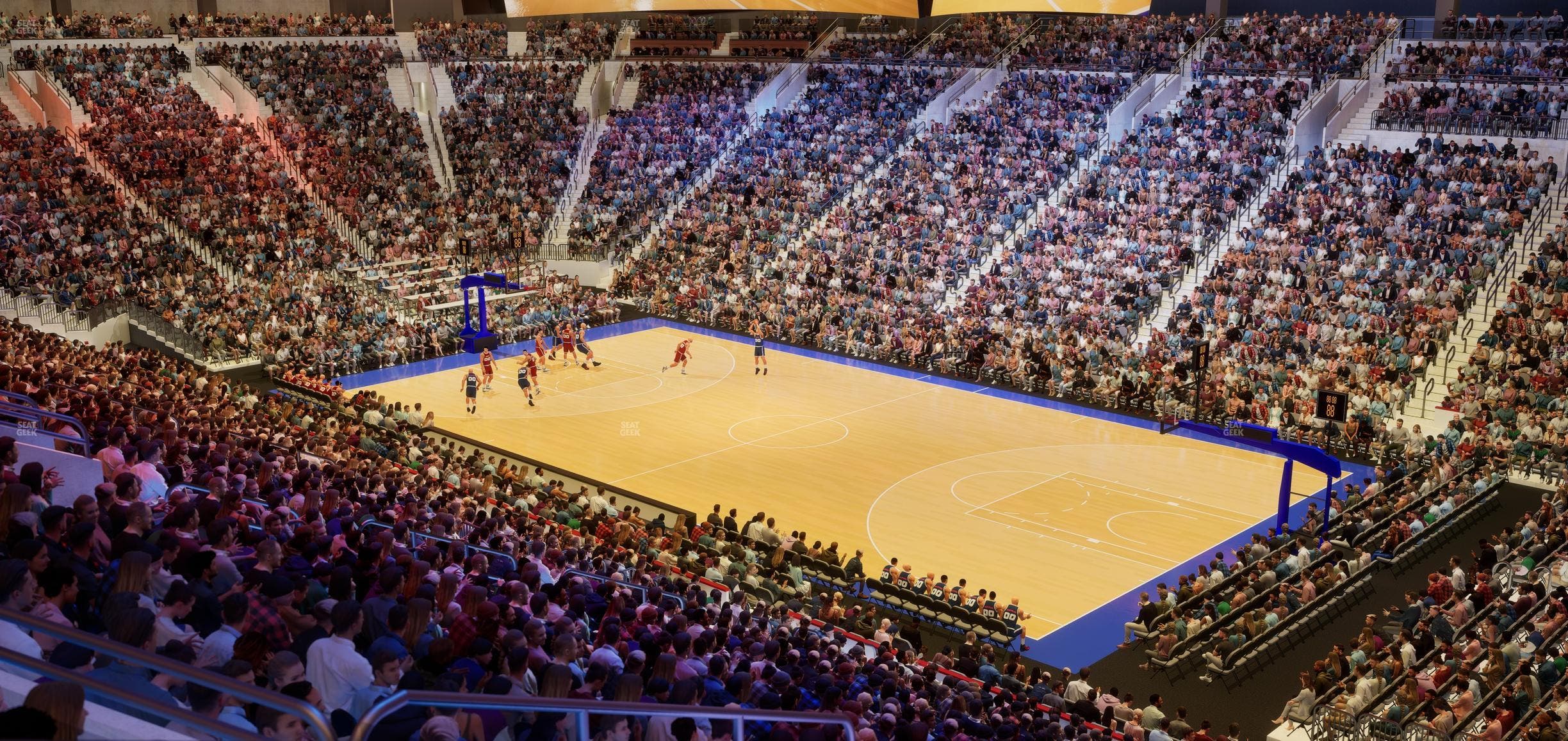 Xfinity Mobile Arena - Section C 4 W Seat View