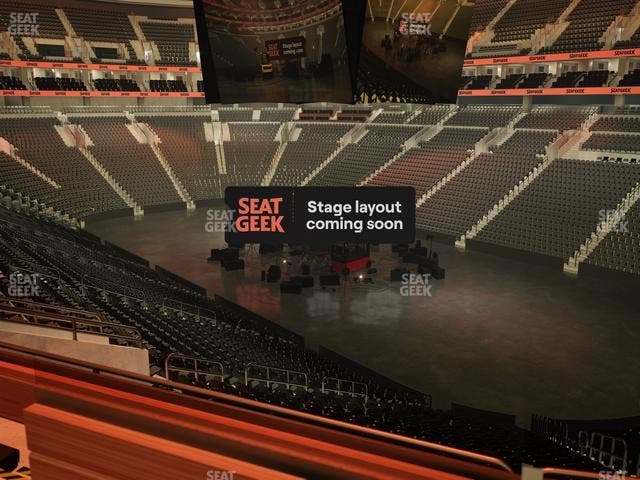 Xfinity Mobile Arena - Section C 4 W Seat View