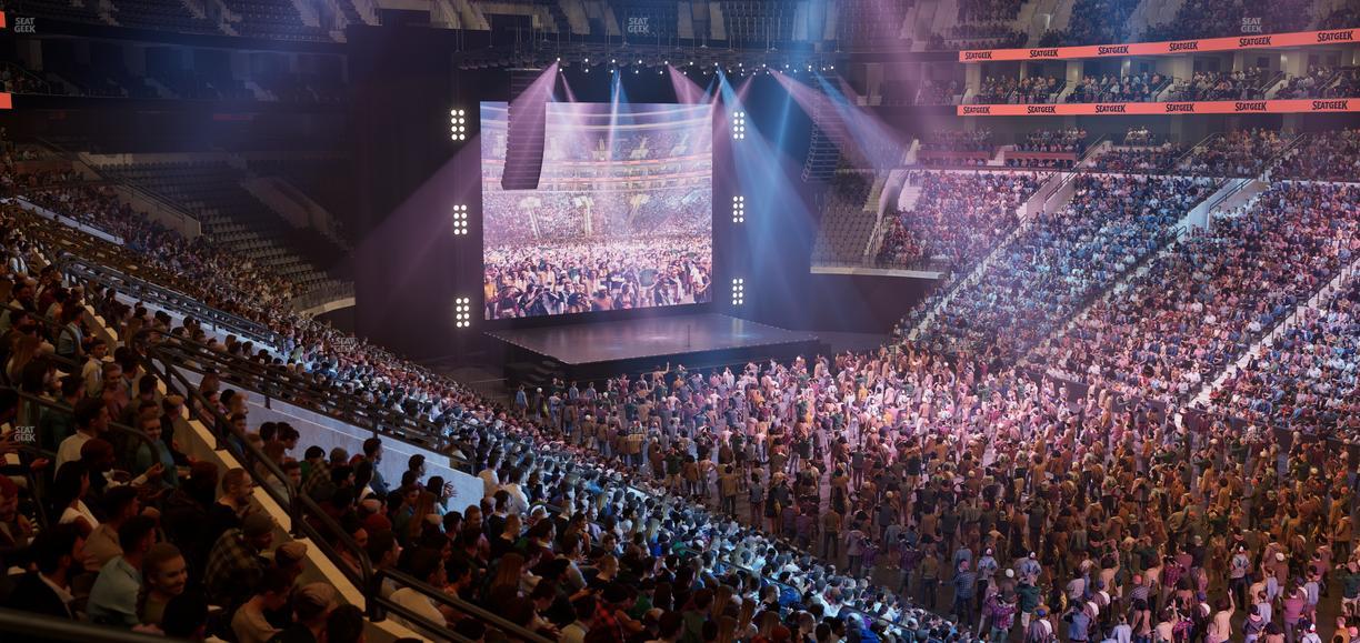 Xfinity Mobile Arena - Section C 4 W Seat View