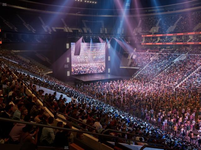 Xfinity Mobile Arena - Section C 4 W Seat View