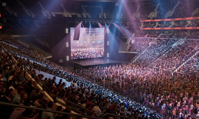 Xfinity Mobile Arena - Section C 4 W Seat View