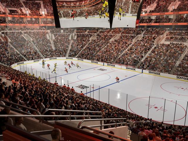 Xfinity Mobile Arena - Section C 4 W Seat View