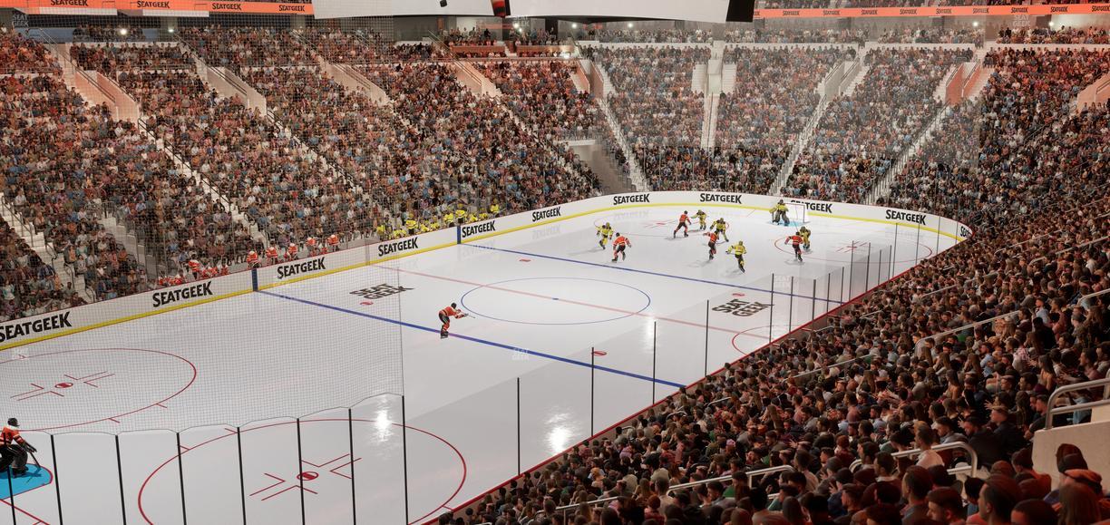 Xfinity Mobile Arena - Section Club Box 10 Seat View