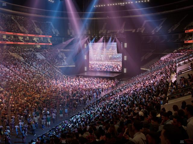 Xfinity Mobile Arena - Section Club Box 10 Seat View
