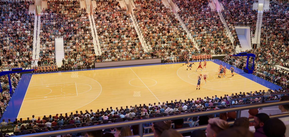 Xfinity Mobile Arena - Section Club Box 12 Seat View