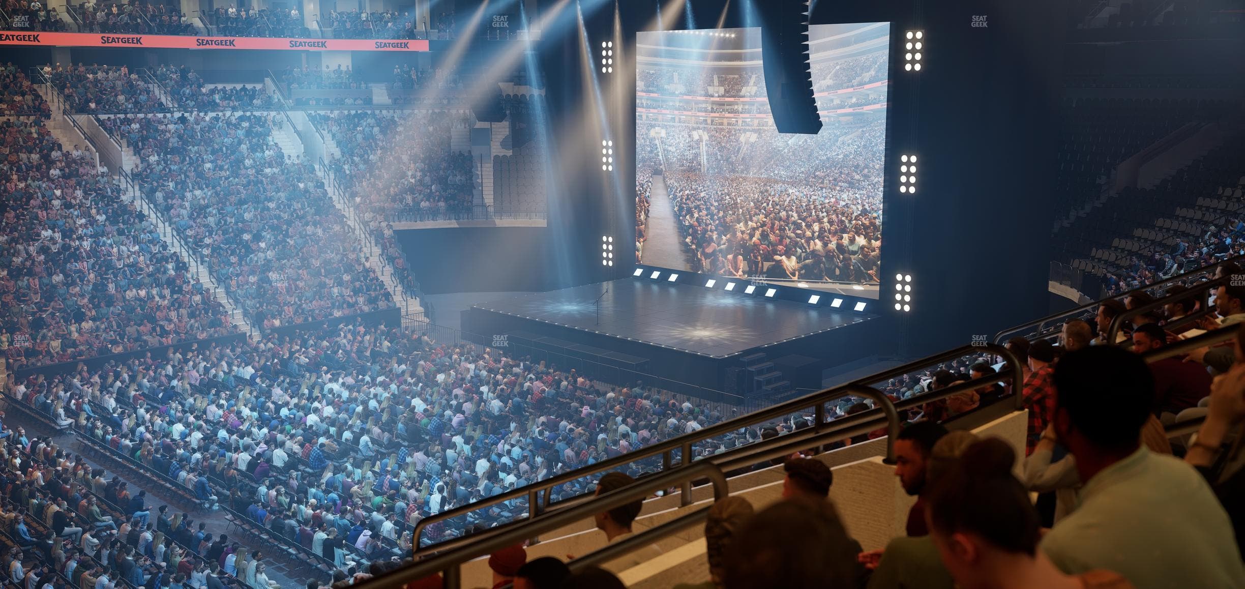 Xfinity Mobile Arena - Section Club Box 12 Seat View
