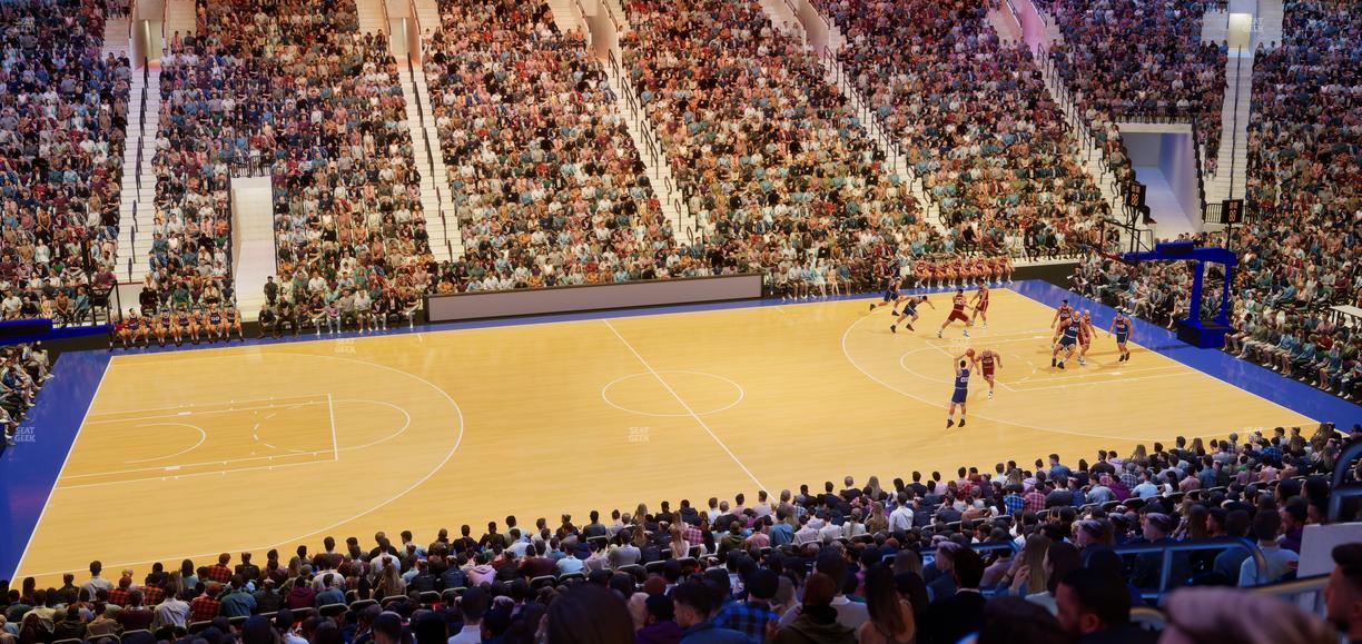 Xfinity Mobile Arena - Section Club Box 12 Seat View