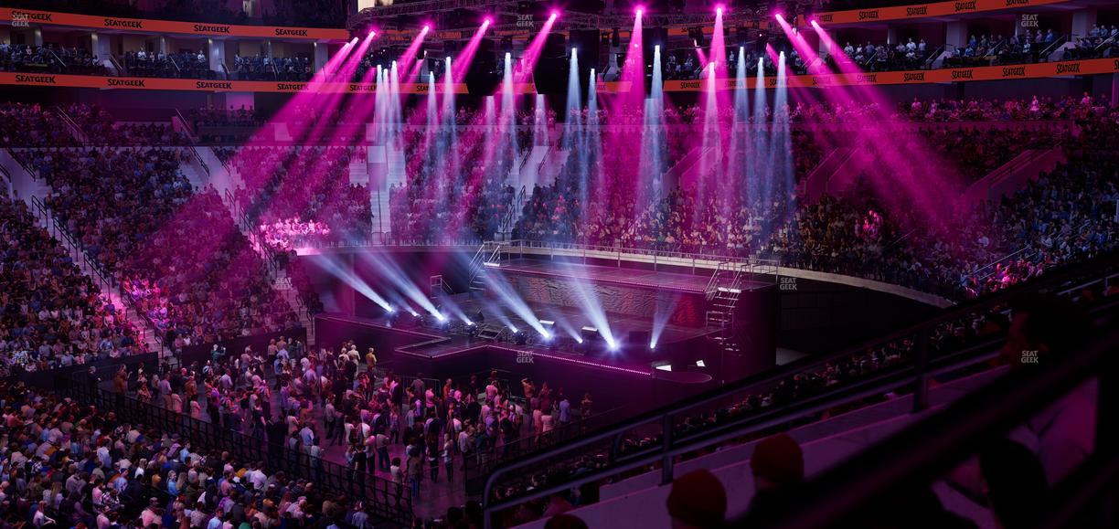 Xfinity Mobile Arena - Section Club Box 12 Seat View
