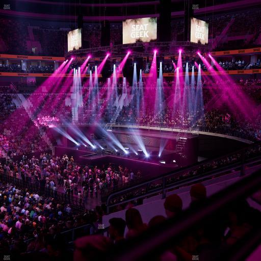 Xfinity Mobile Arena - Section Club Box 12 Seat View