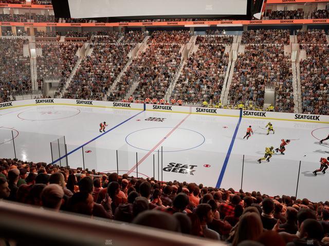 Xfinity Mobile Arena - Section Club Box 14 Seat View