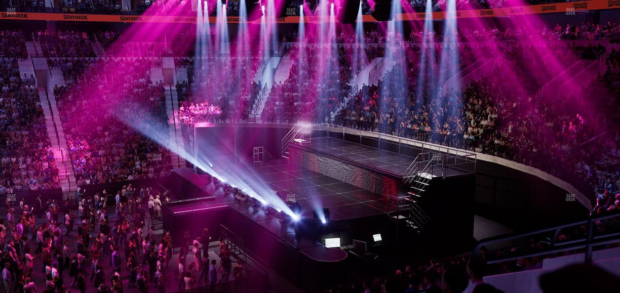 Xfinity Mobile Arena - Section Club Box 14 Seat View