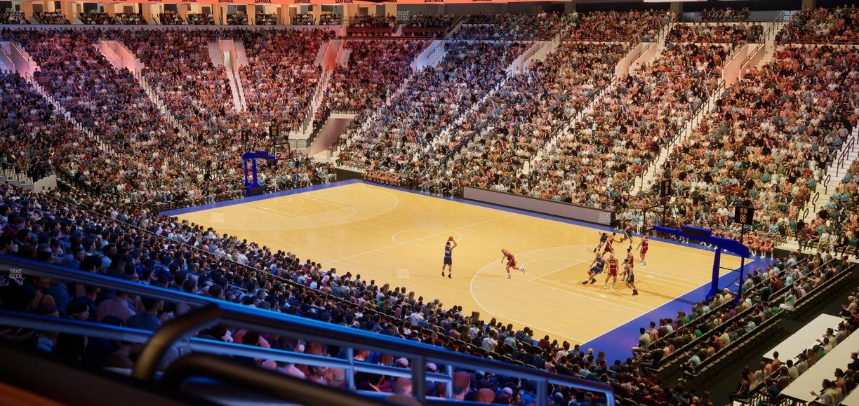 Xfinity Mobile Arena - Section Club Box 16 Seat View