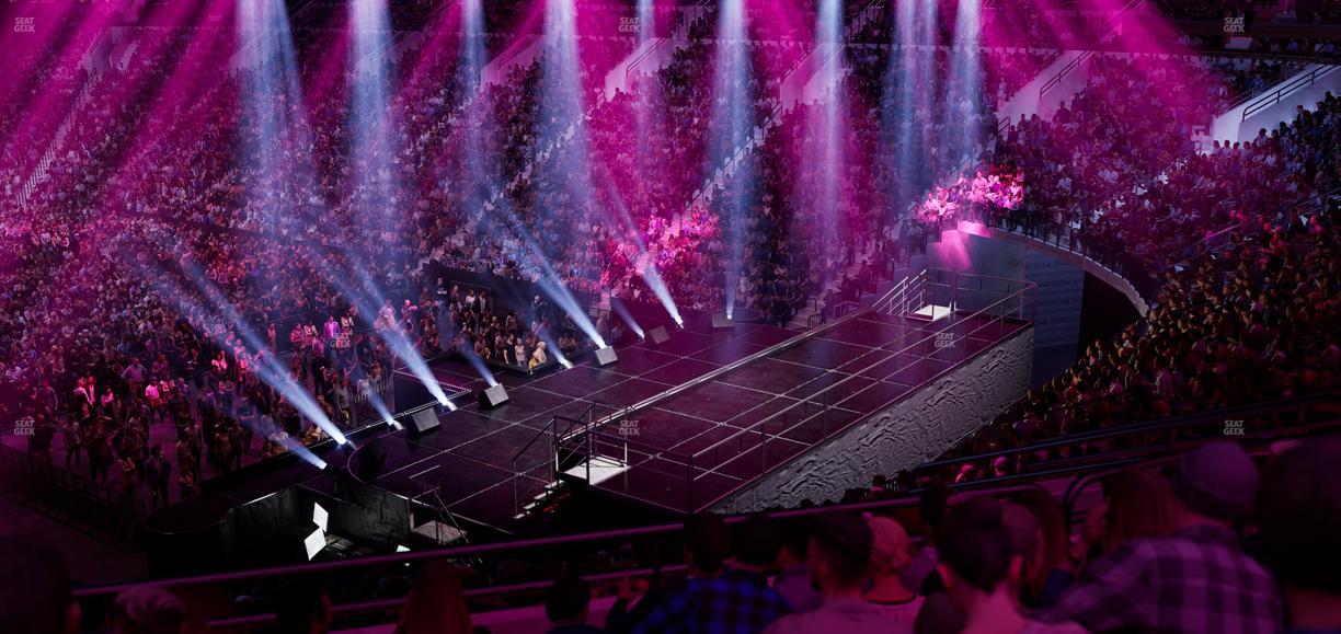 Xfinity Mobile Arena - Section Club Box 17 Sro Seat View