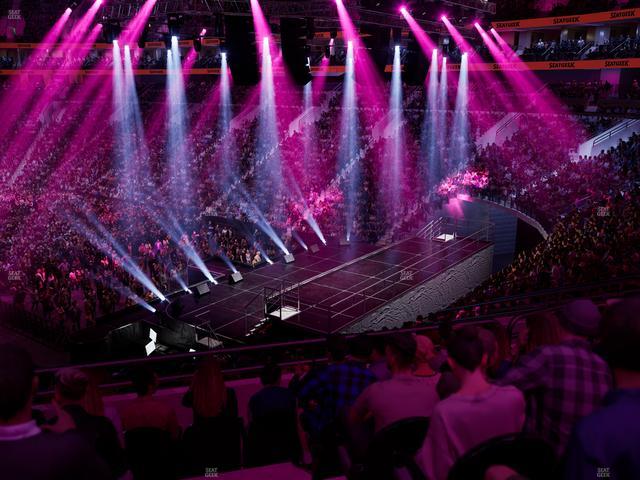 Xfinity Mobile Arena - Section Club Box 17 Sro Seat View