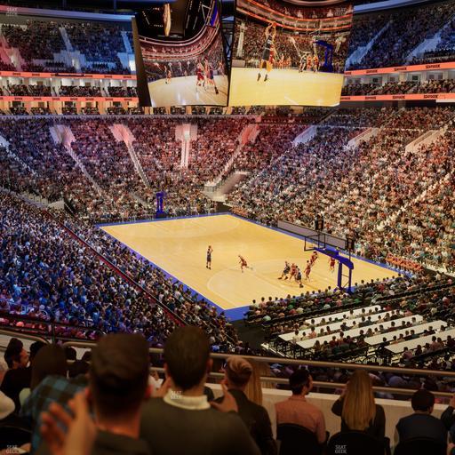 Xfinity Mobile Arena - Section Club Box 17 Sro Seat View