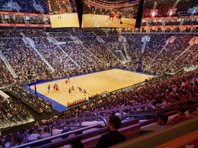 Xfinity Mobile Arena - Section Club Box 22 Seat View